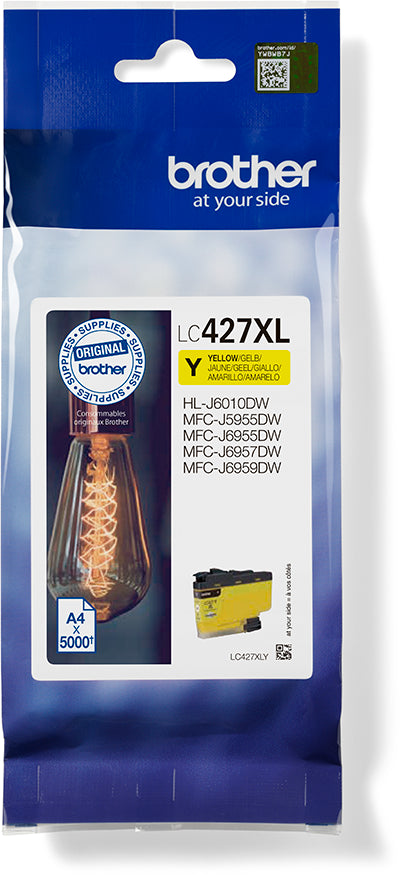 BROTHER Cartouche d'encre HY yellow LC-427XLY MFC-J5955 5000 pages