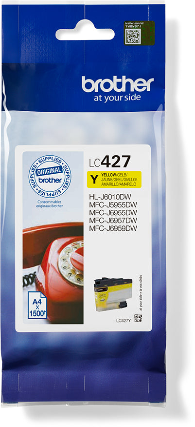BROTHER Cartouche d'encre yellow LC-427Y MFC-J5955 1500 pages