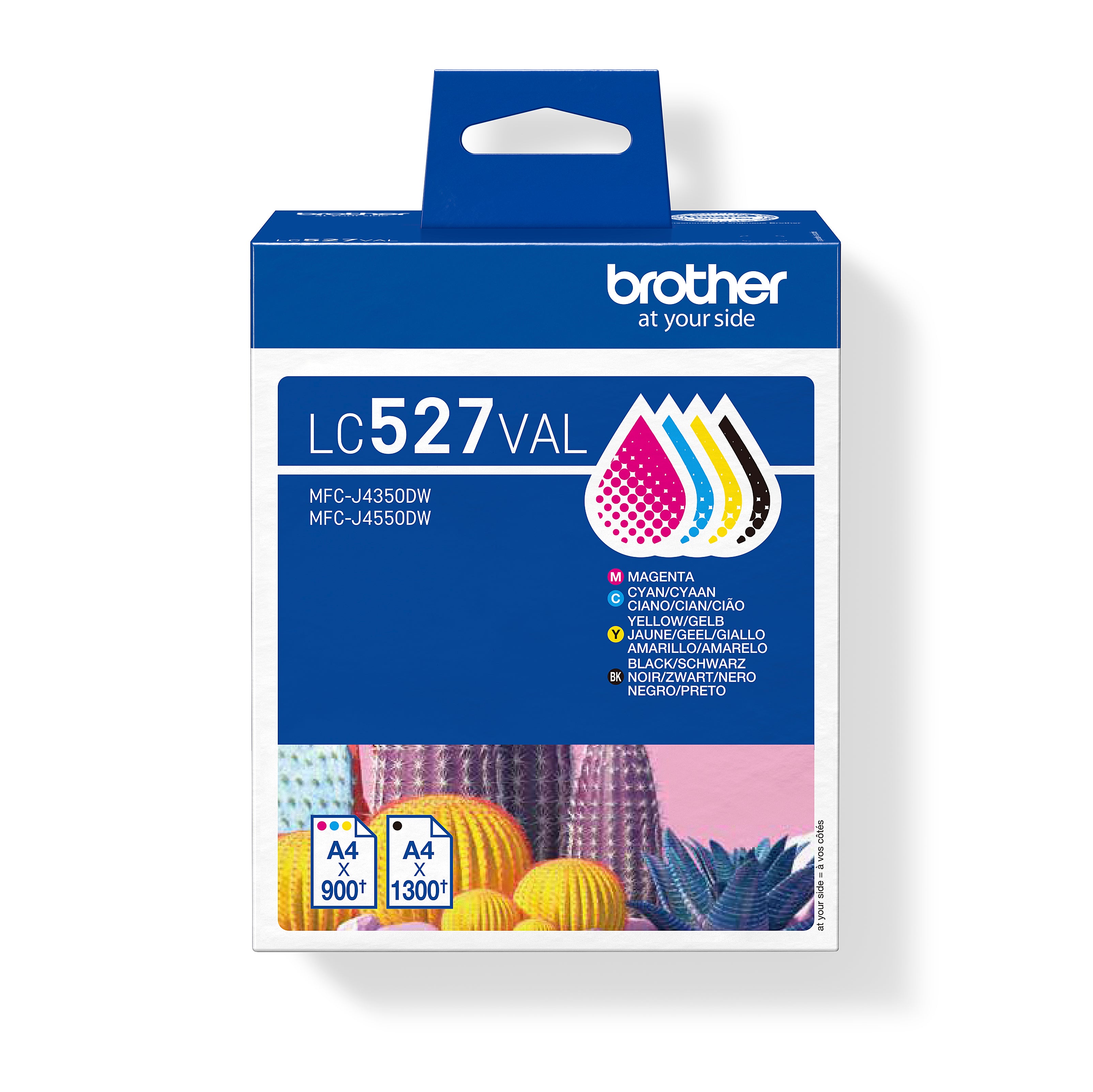 BROTHER Valuepack encre CMYBK LC-527VAL MFC-J4350DW 900/1300 pages