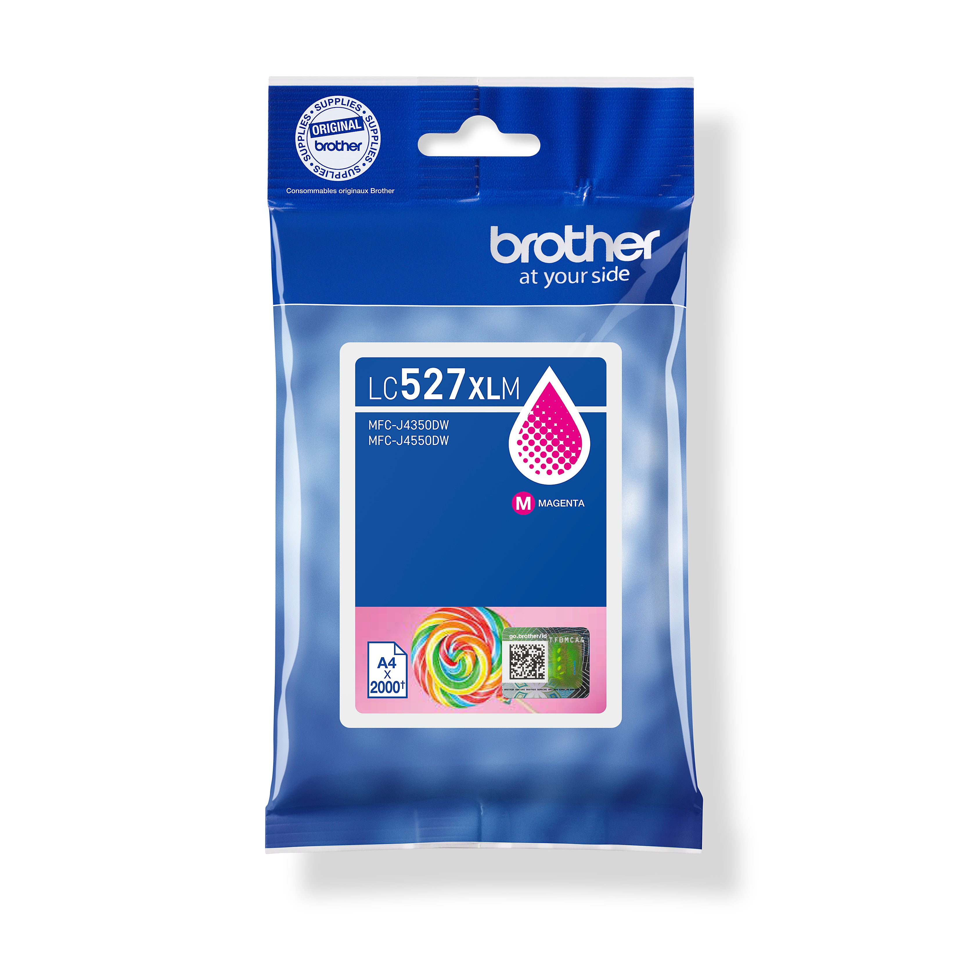 BROTHER Cartouche d'encre HY magenta LC-527XLM MFC-J4350DW 2000 pages