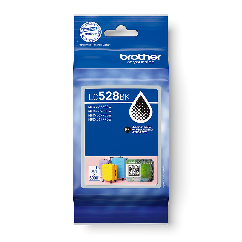 BROTHER Cartouche d'encre noir LC-528BK MFC-J6760DW 6000 pages