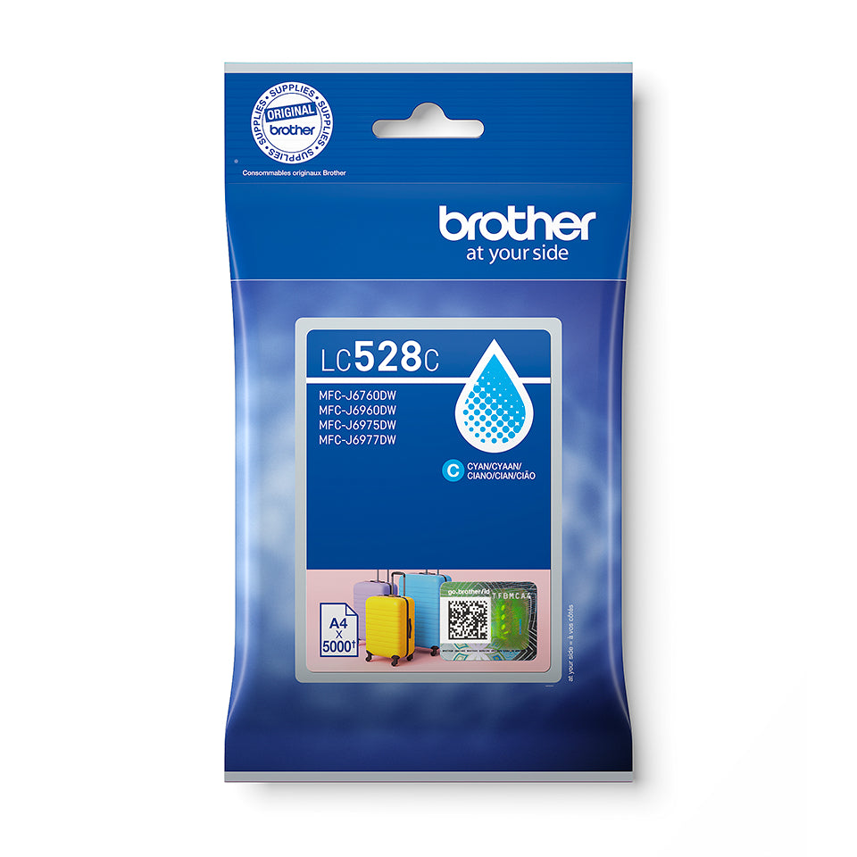 BROTHER Cartouche d'encre cyan LC-528C MFC-J6760DW 5000 pages