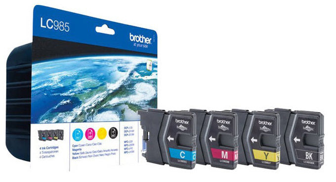 BROTHER Valuepack encre CMYBK LC-985VALBP DCP-J315W 260/300 pages