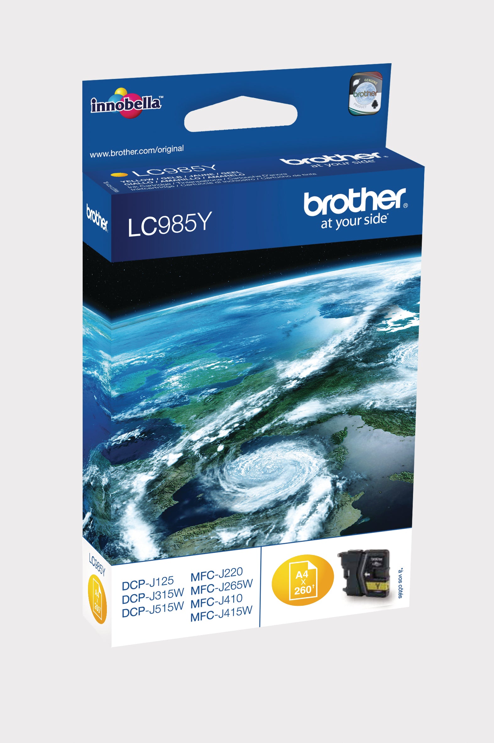 BROTHER Cartouche d'encre yellow LC-985Y DCP-J315W 260 pages