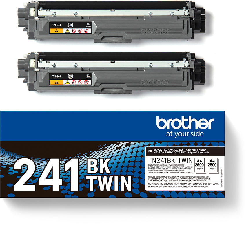 BROTHER Toner HY Twin Pack schwarz TN-241BKTWIN HL-3140/3170 2x2500 pages