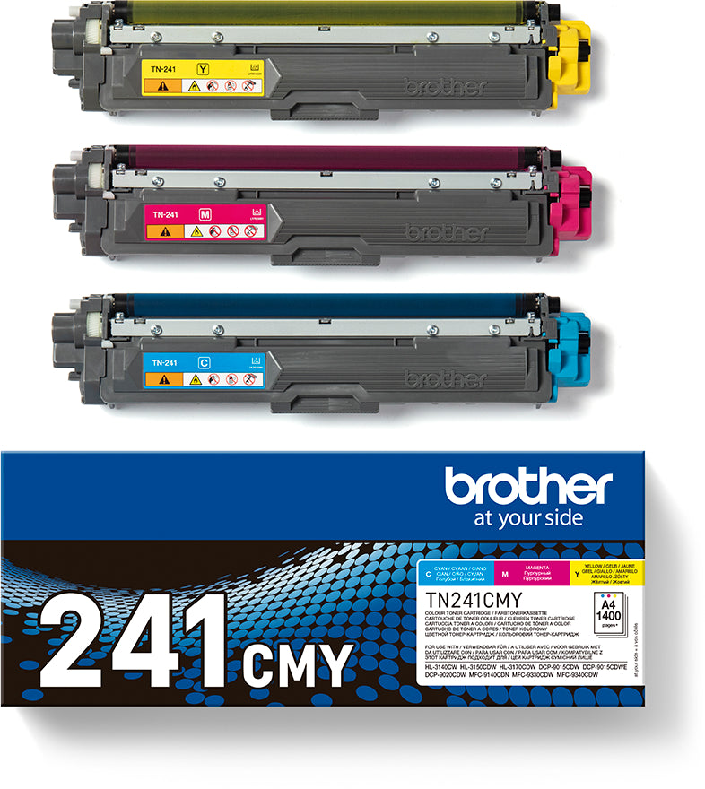 BROTHER Toner Multipack CMY TN-241CMY HL-3140/3170 1400 pages