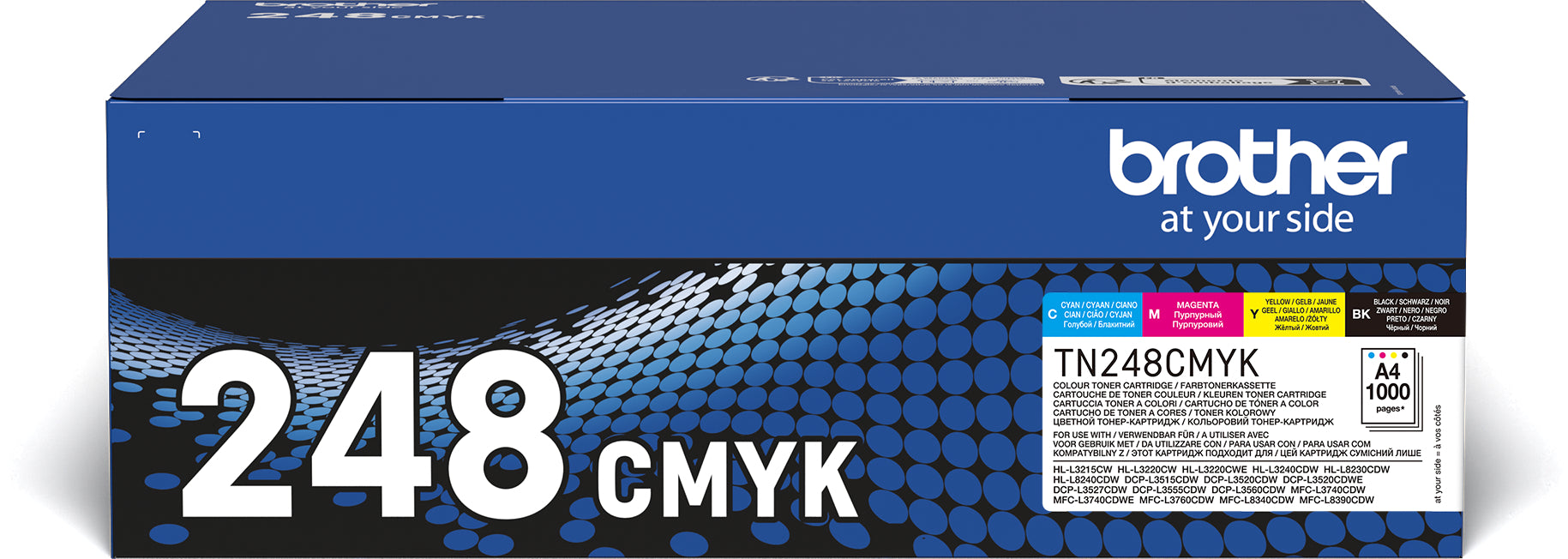 BROTHER Toner Valuepack CMYK TN-248VAL HL-L8240CDW 1000 pages