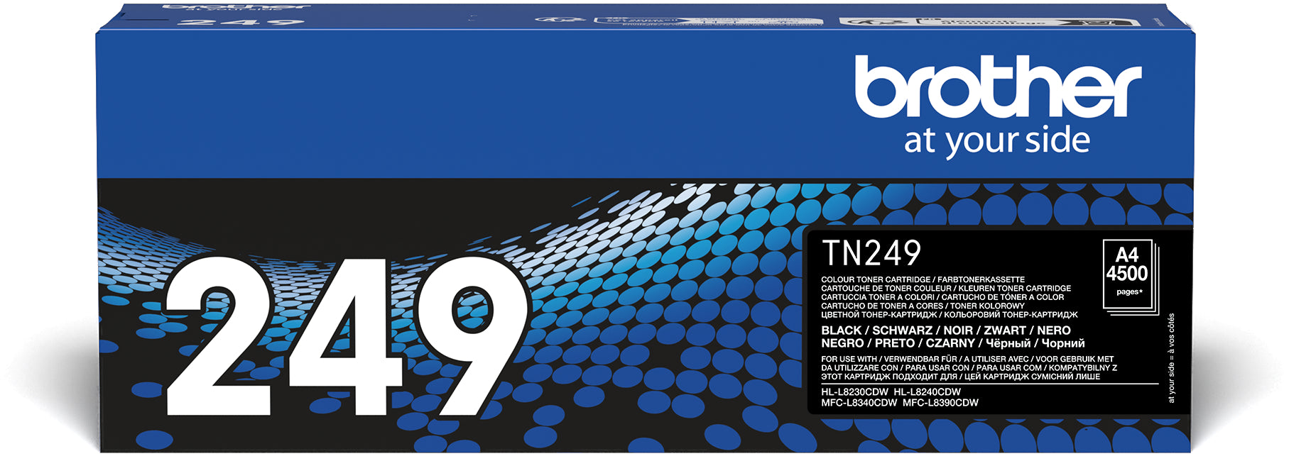 BROTHER Toner Super HY noir TN-249BK HL-L8240CDW 4500 pages