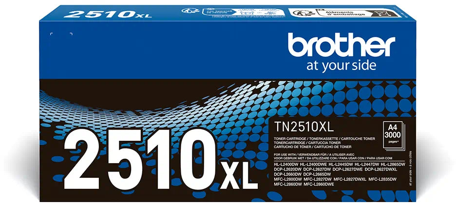 BROTHER Toner HY noir TN-2510XL HL-L2400/L-2445 3000 pages