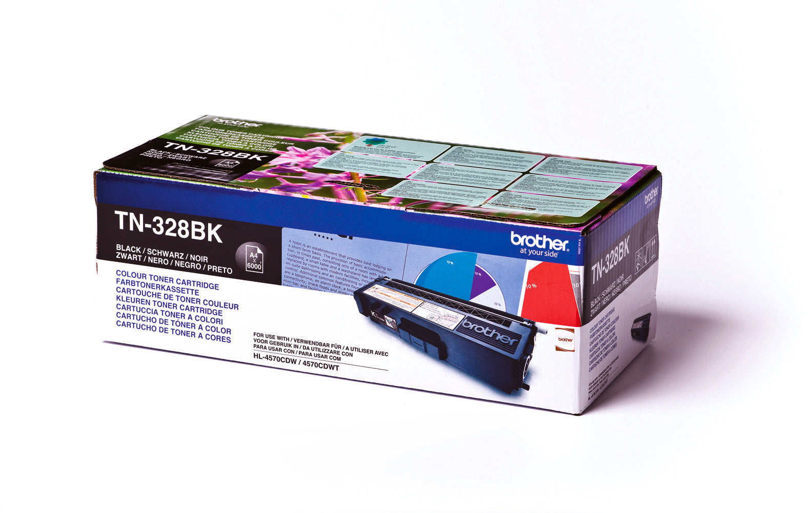 BROTHER Toner Super HY noir TN-328BK HL-4570CDN 6000 pages