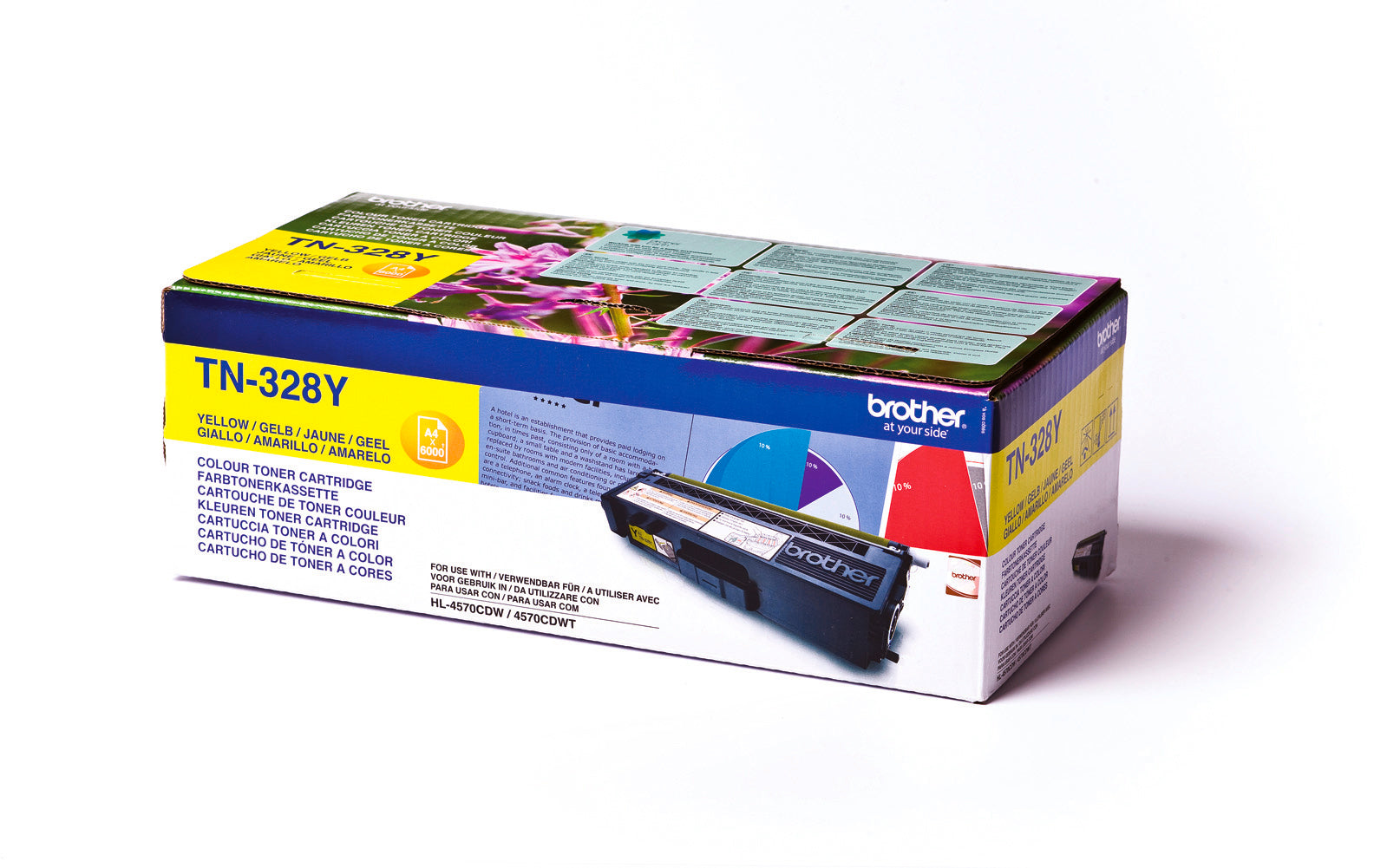 BROTHER Toner Super HY yellow TN-328Y HL-4570CDN 6000 pages
