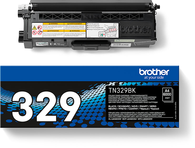BROTHER Toner Super HY noir TN-329BK MFC-L8450CDW 6000 pages