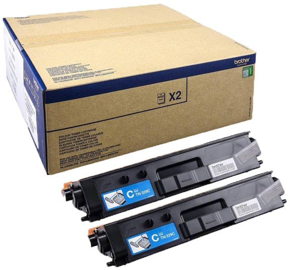 BROTHER Toner Super HY Twin cyan TN-329CTWIN MFC-L8450 2x6000 pages