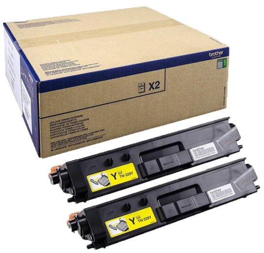 BROTHER Toner Super HY Twin yellow TN-329YTWIN MFC-L8450 2x6000 pages