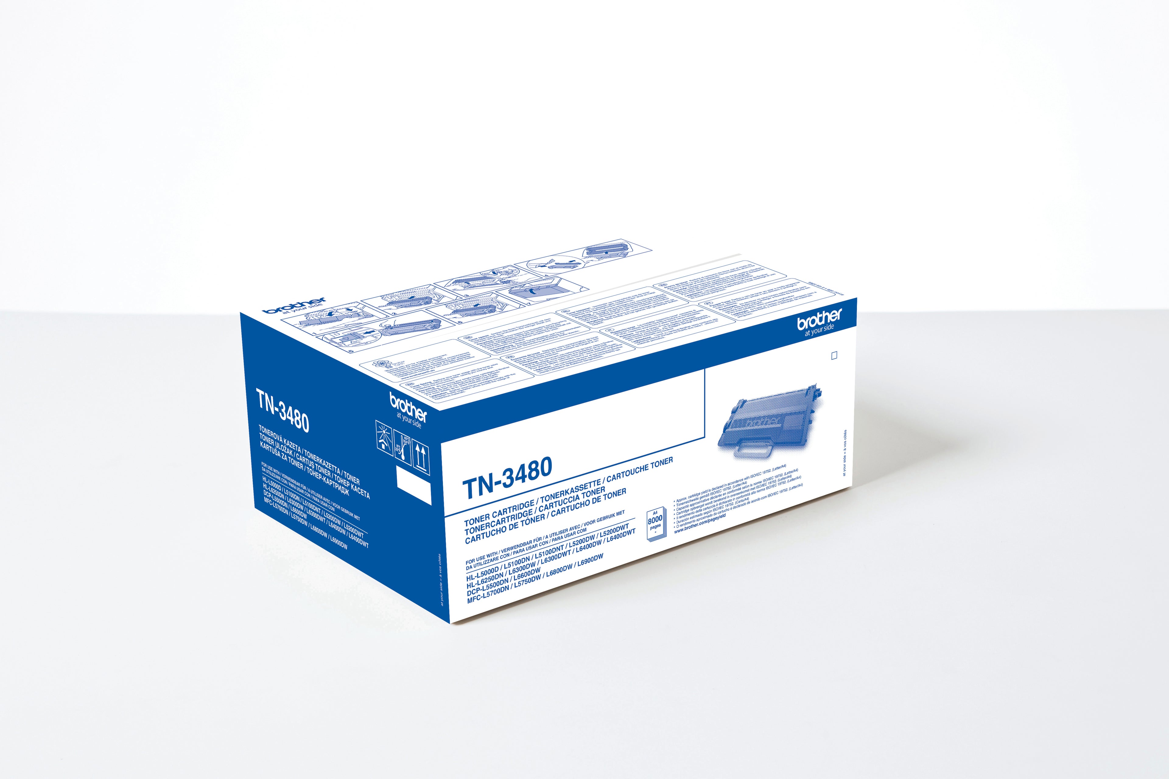 BROTHER Toner noir TN-3480 HL-L5000D 8000 pages