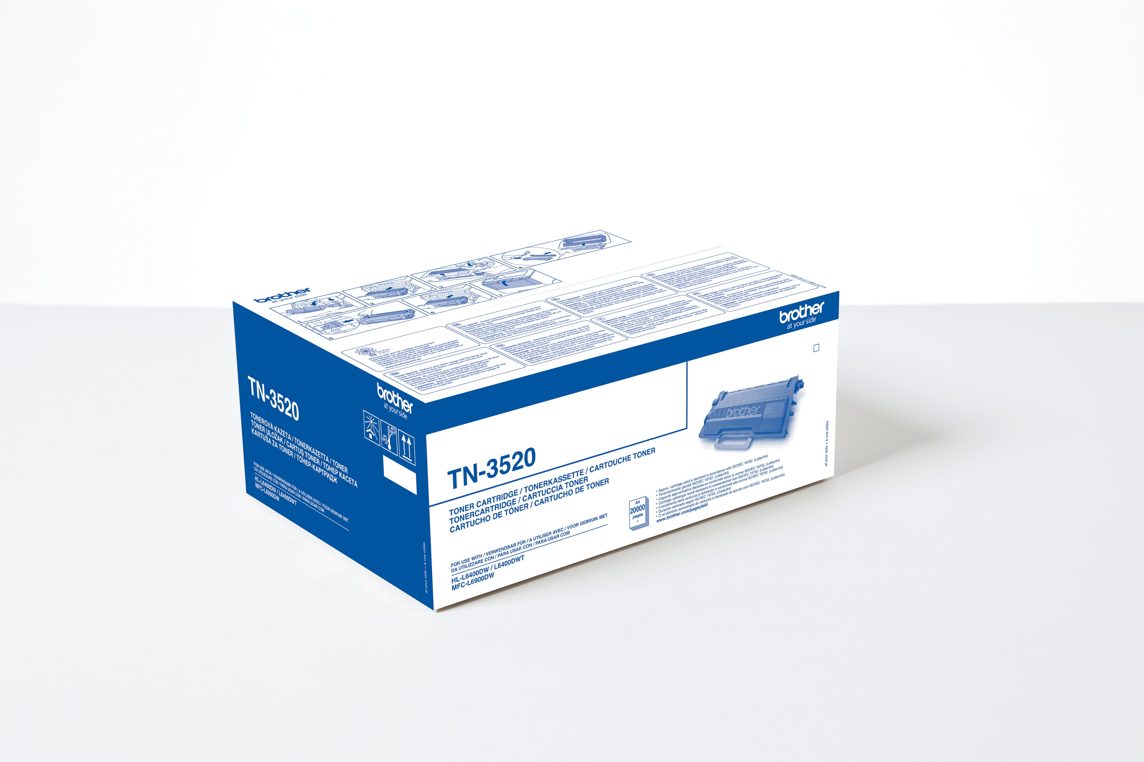 BROTHER Toner noir TN-3520 HL-L6400DW 20'000 pages