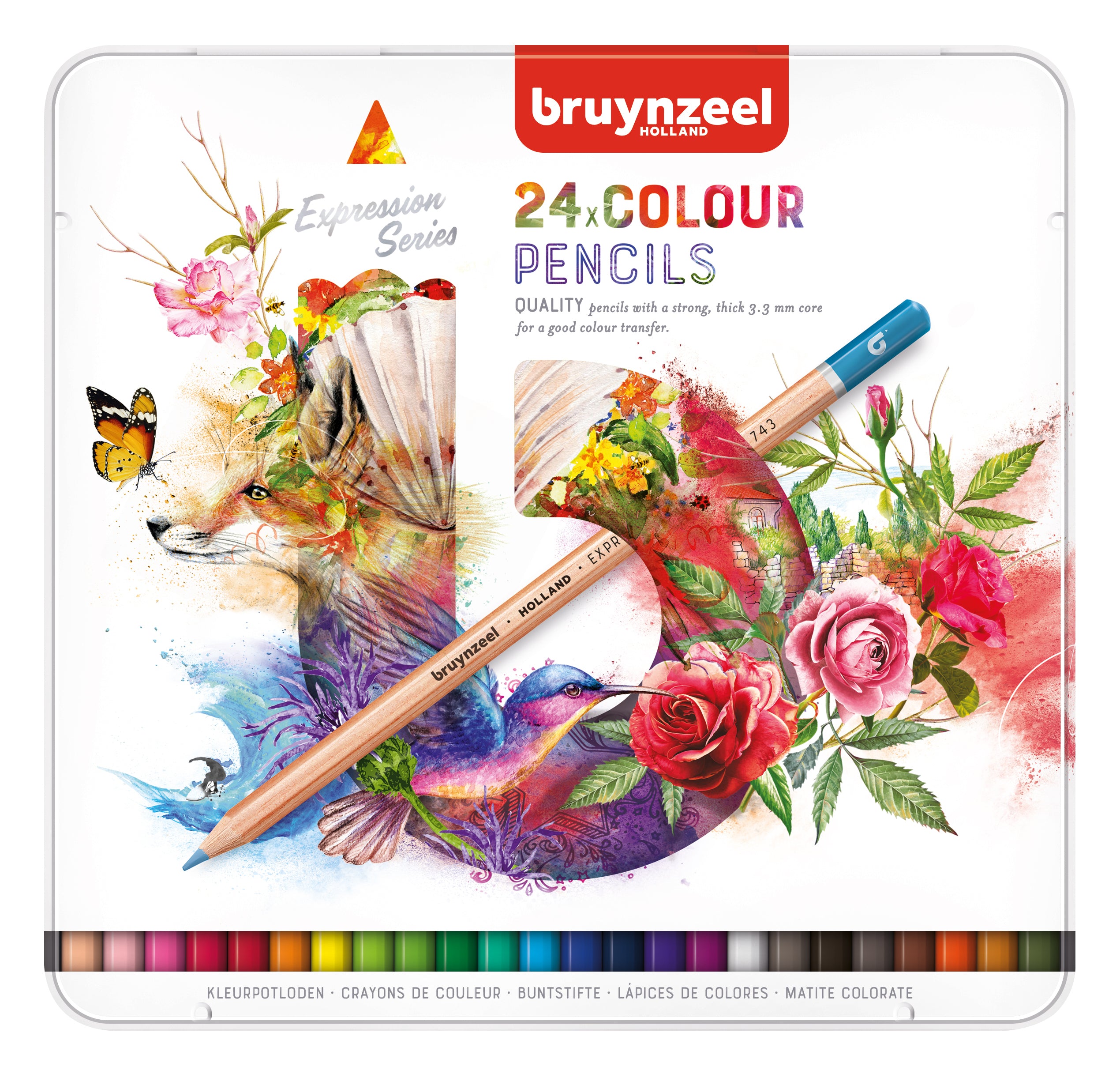 BRUYNZEEL Crayons couleurs  Expression
