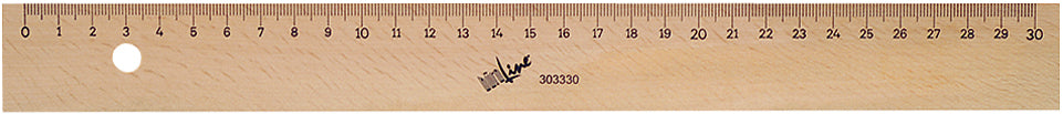 BÜROLINE  Règle bois                30cm