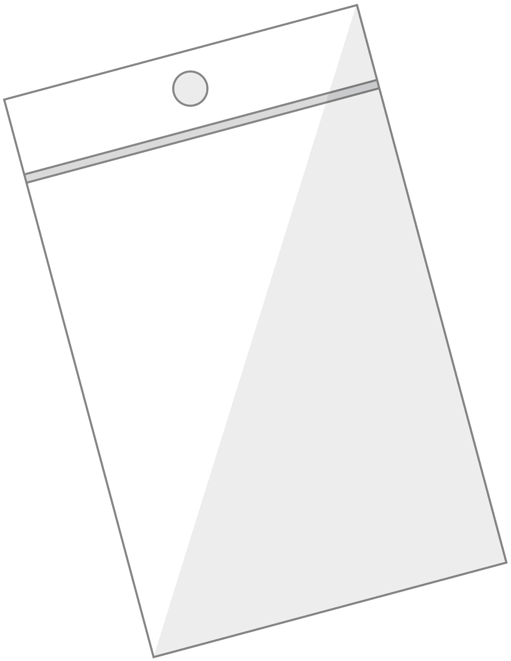 BÜROLINE Sachets fermeture 50×75mm 421050 transparent 10 pcs.