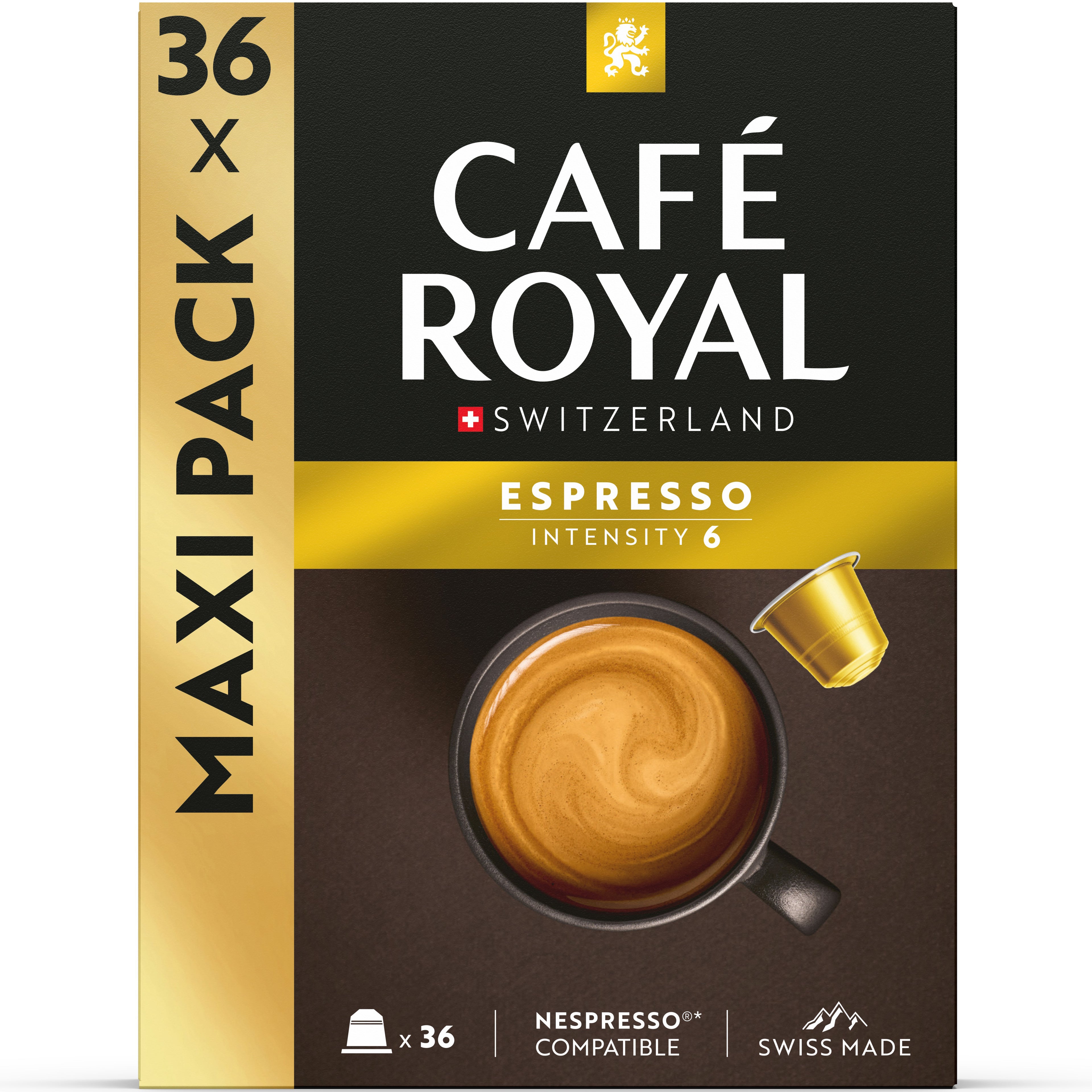 CAFE ROYAL Caps Aluminium 10165678 Espresso 36 pcs.