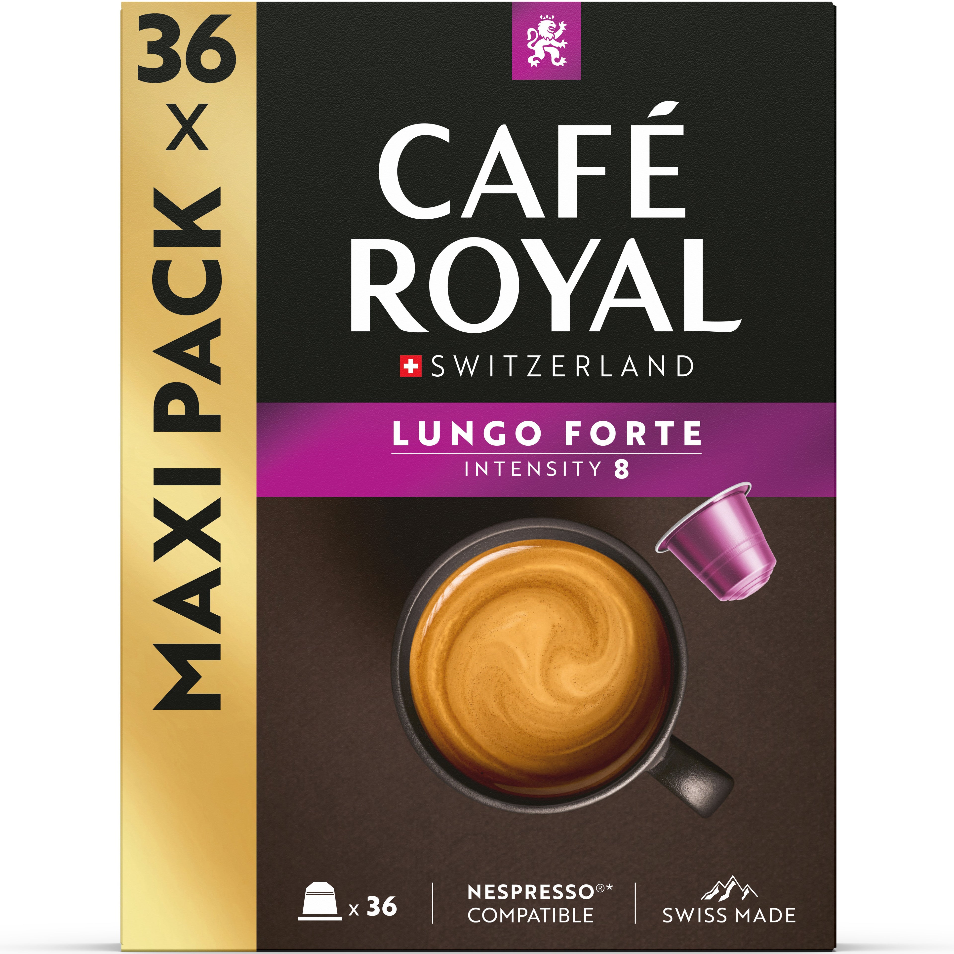 CAFE ROYAL Caps Aluminium 10169702 Lungo Forte 36 pcs.