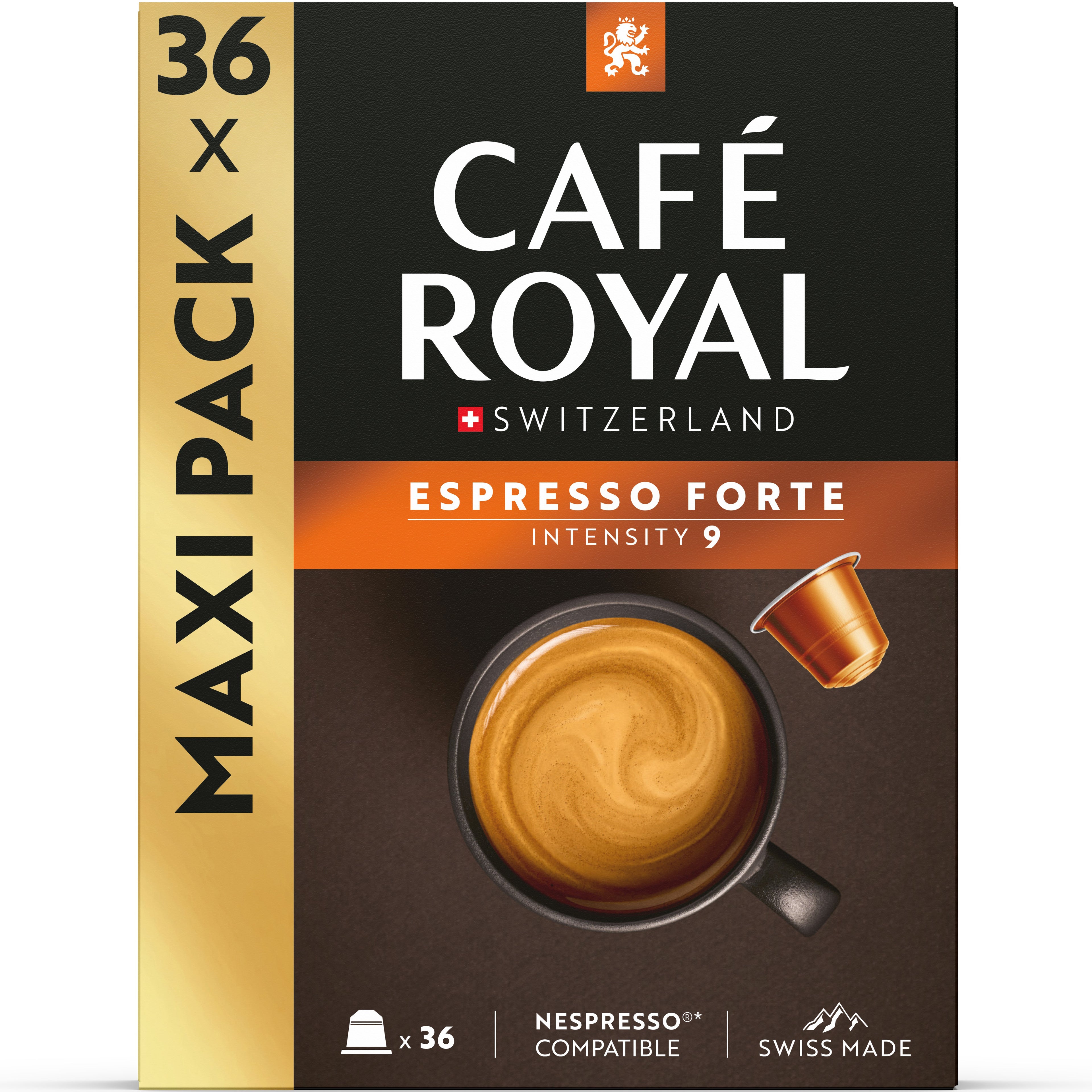CAFE ROYAL Caps Aluminium 10175113 Espresso Forte 36 pcs.