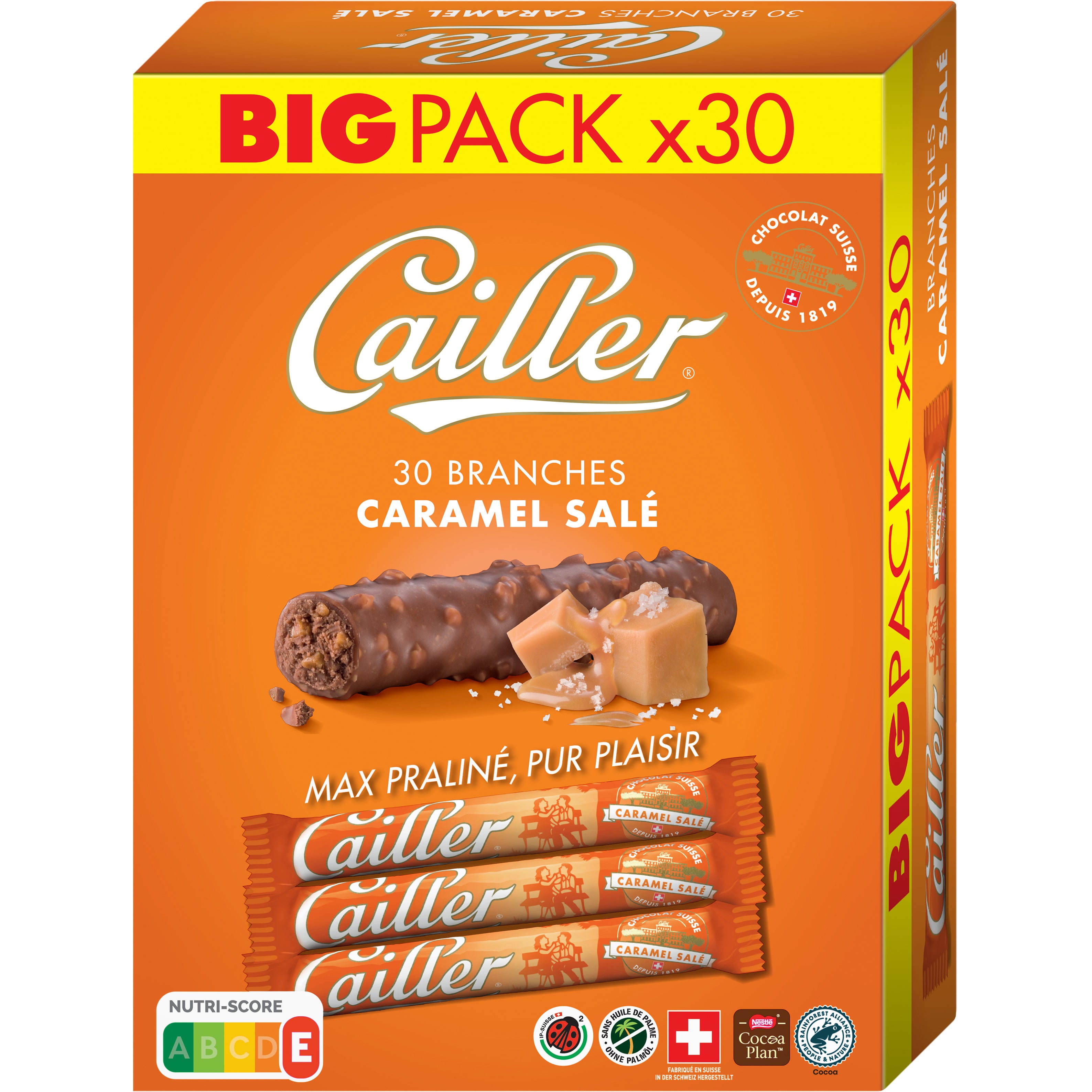 CAILLER Branches Caramel 333180 23g, 30 pcs.