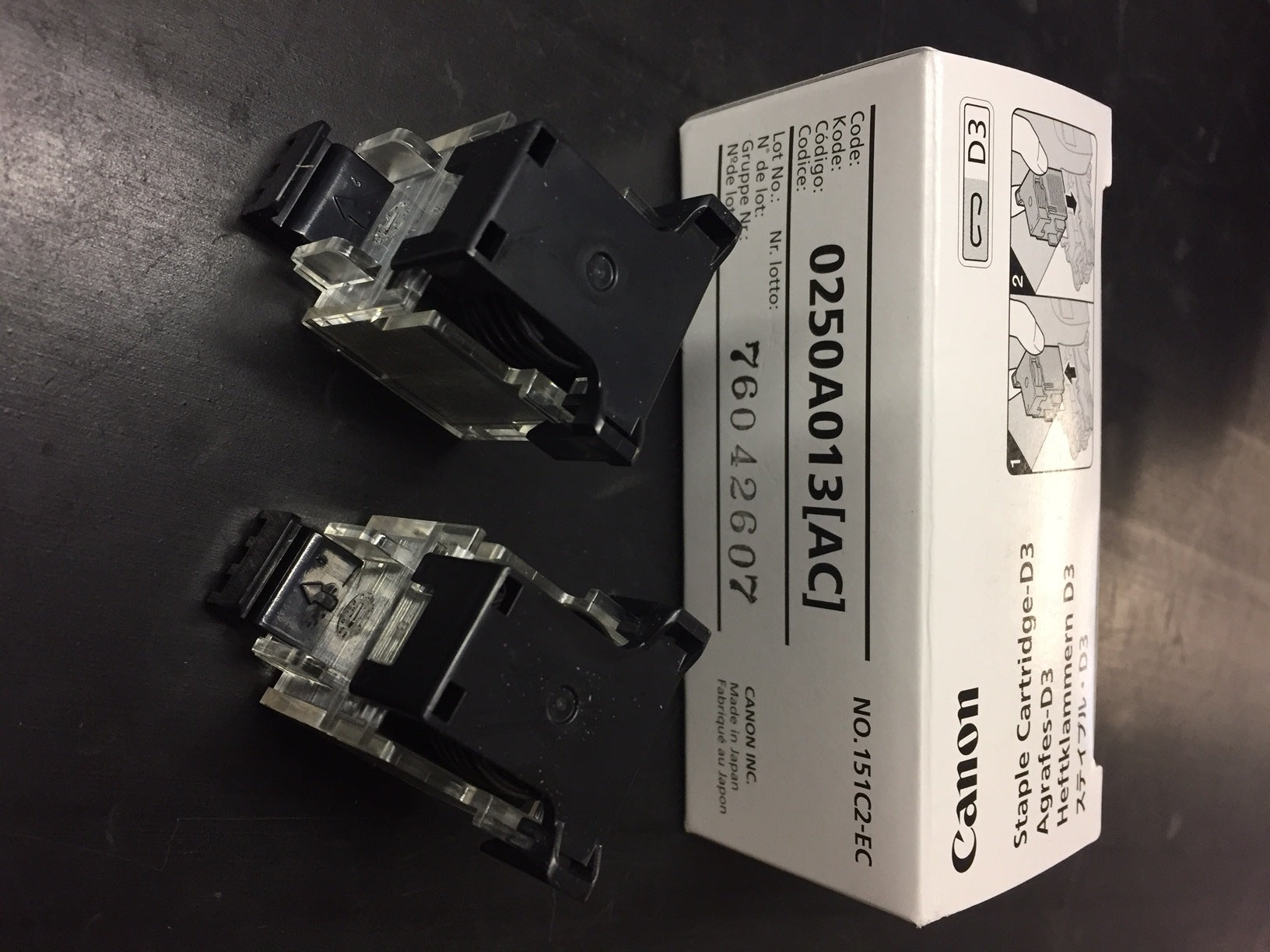 CANON Staple Cartridge D3 0250A013 IR C 4080 2x2000 pièces