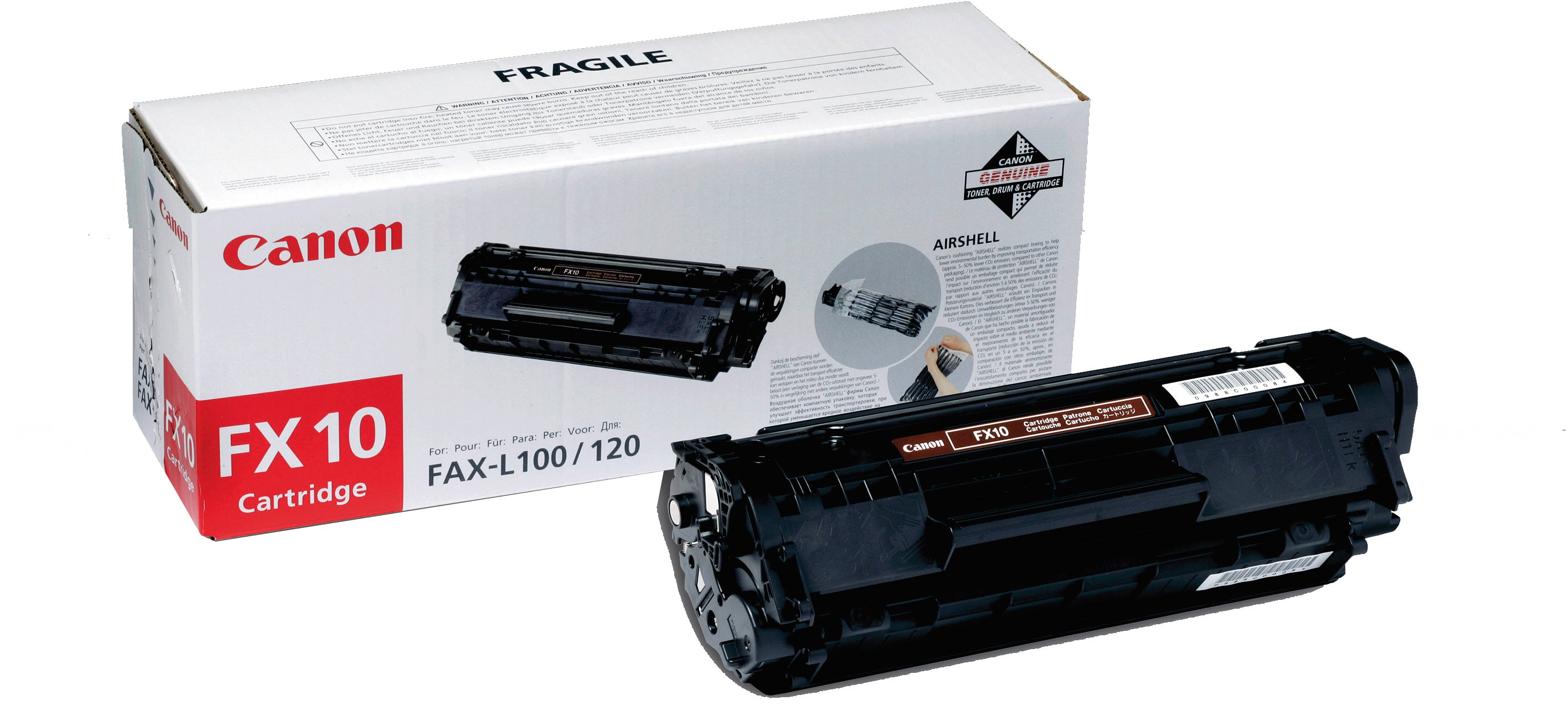 CANON Cartouche toner FX-10 noir 0263B002 Fax L 100/120 2000 pages