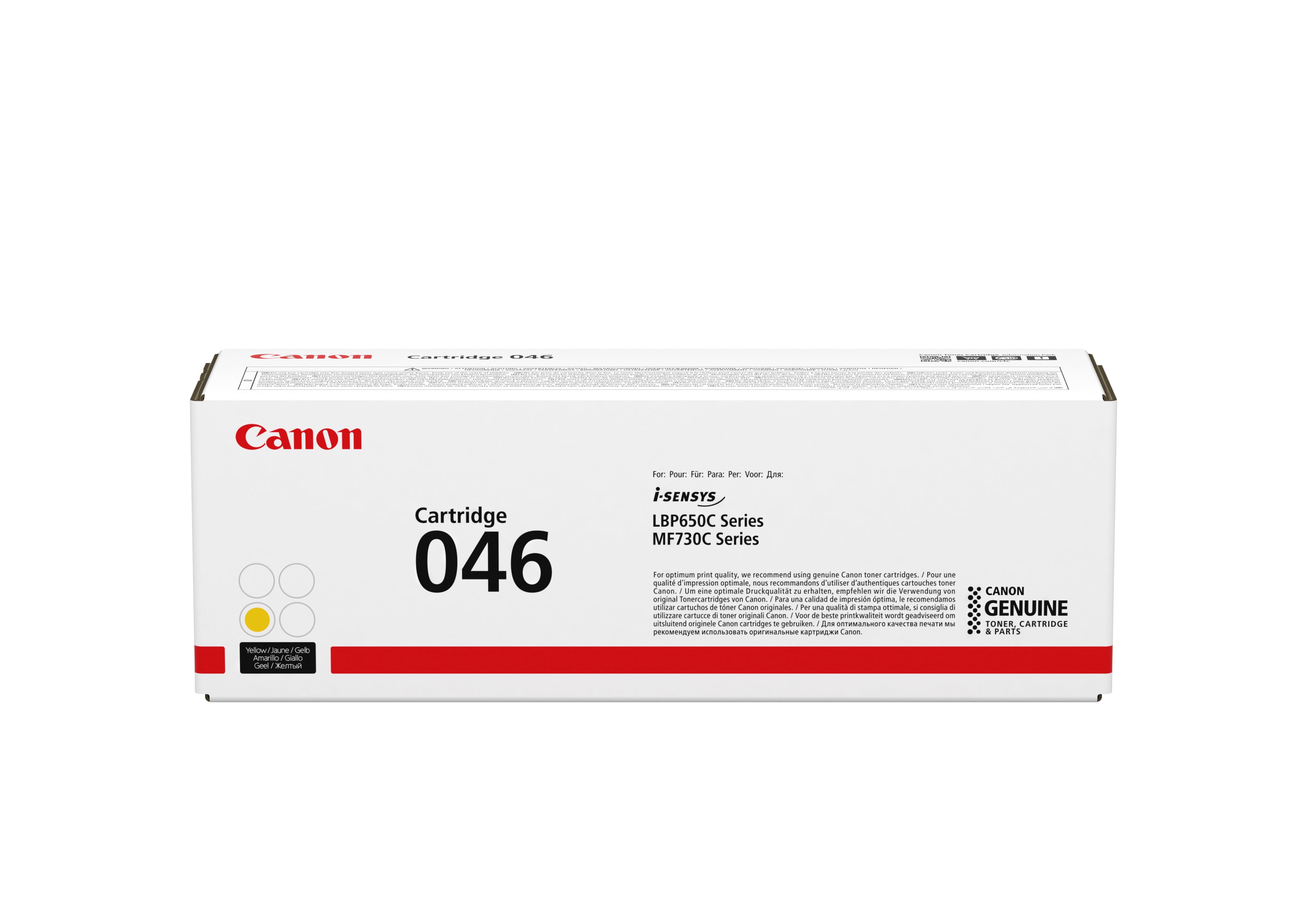 CANON Cartouche toner 046 yellow 1247C002 LBP653Cdw/654Cx 2300 pages