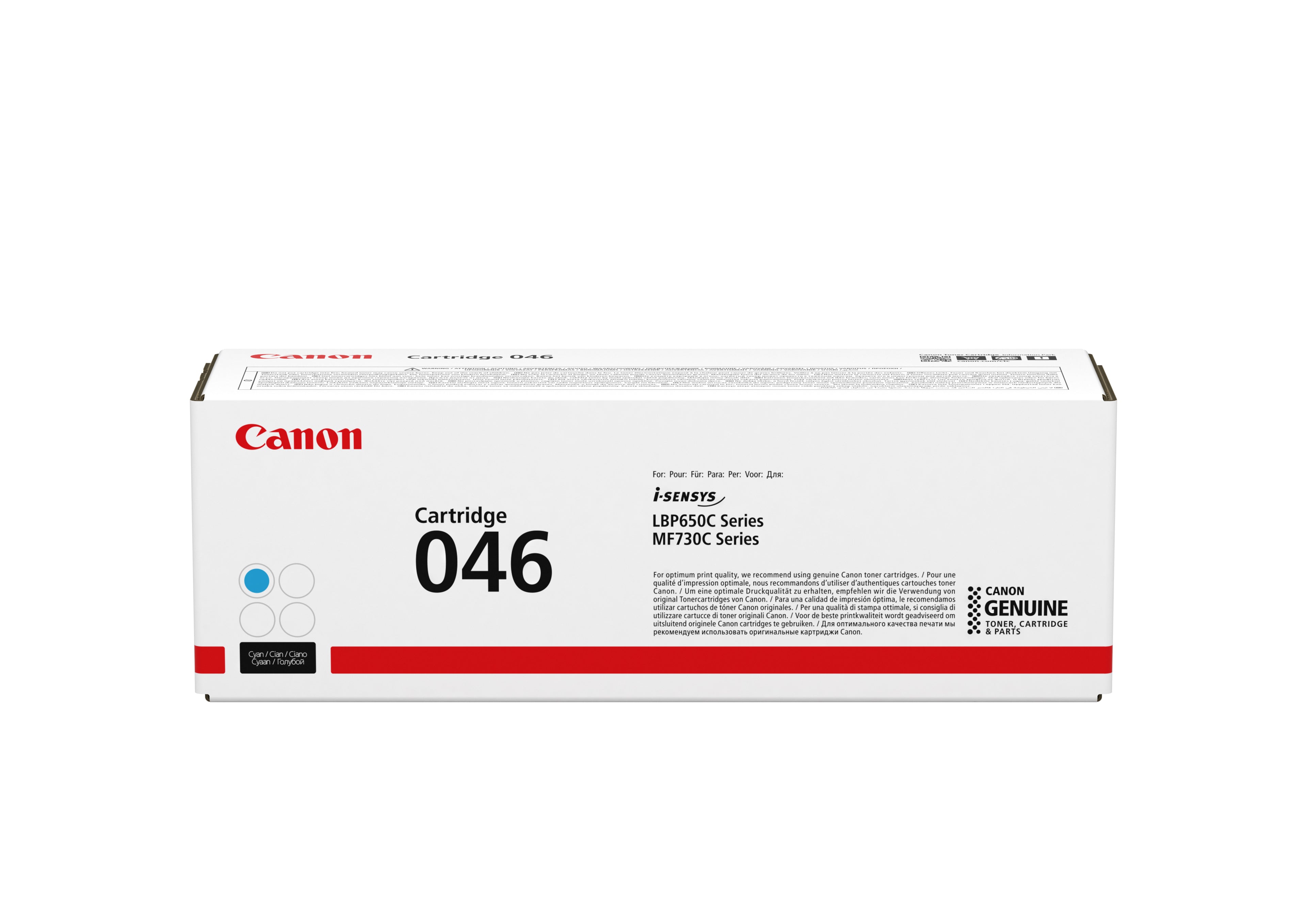 CANON Cartouche toner 046 cyan 1249C002 LBP653Cdw/654Cx 2300 pages