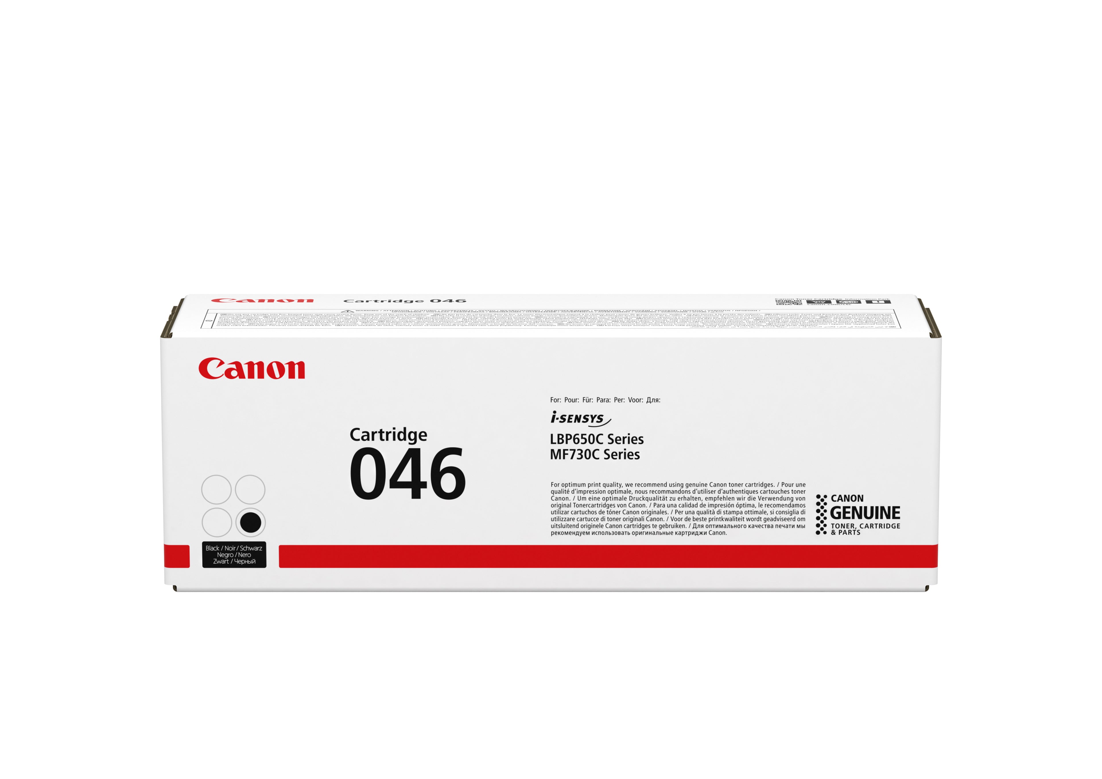 CANON Cartouche toner 046 noir 1250C002 LBP653Cdw/654Cx 2200 pages