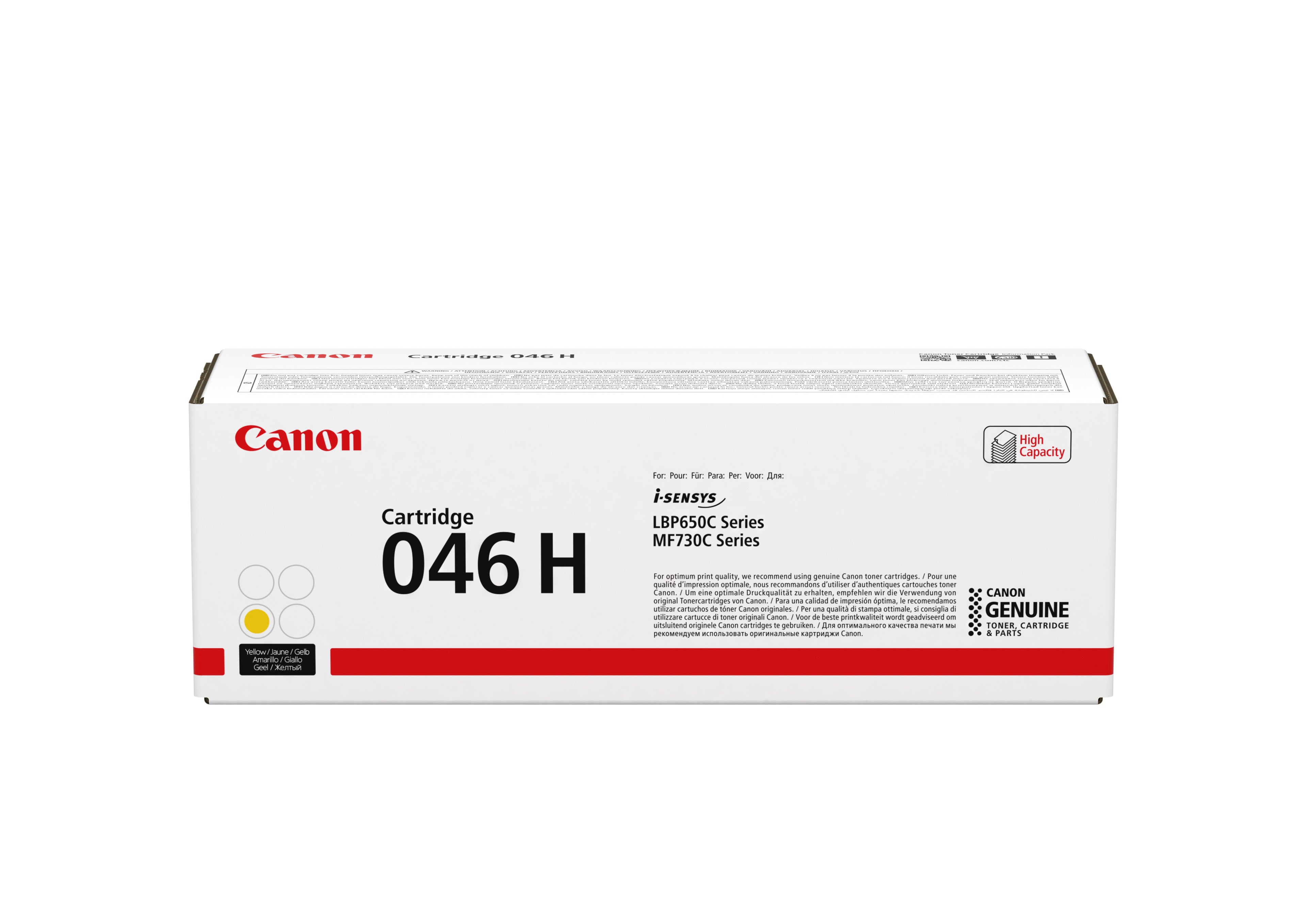 CANON Cartouche toner 046 H yellow 1251C002 LBP653Cdw/654Cx 5000 pages