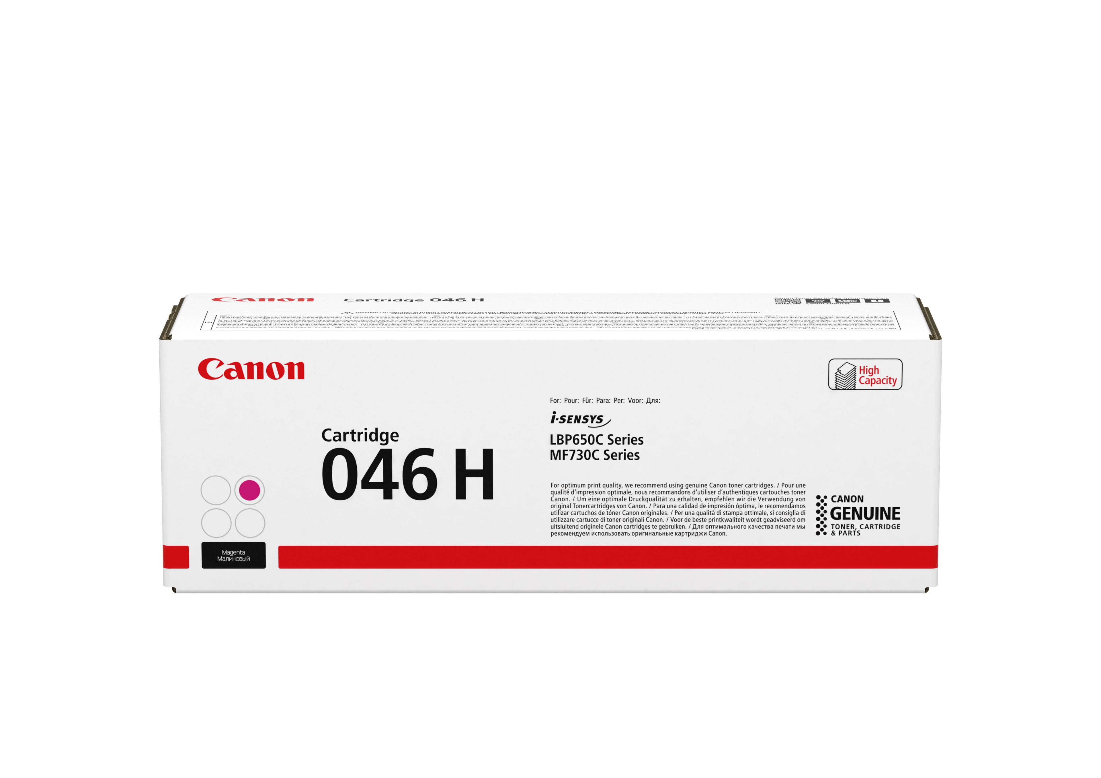 CANON Cartouche toner 046 H magenta 1252C002 LBP653Cdw/654Cx 5000 pages