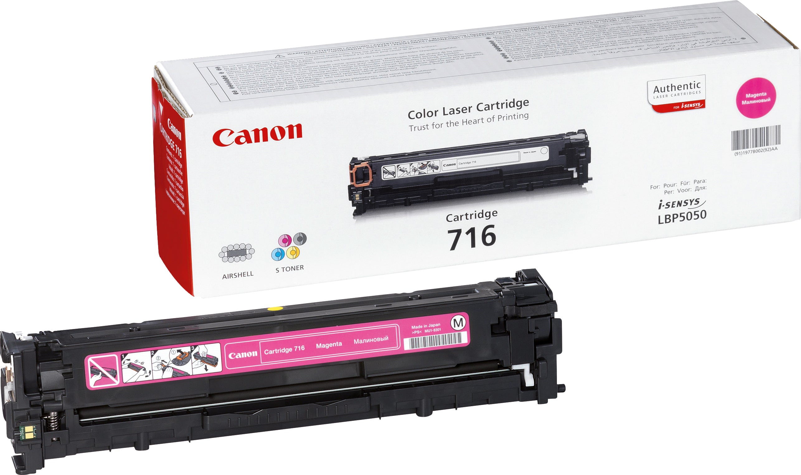 CANON Cartouche toner 716 magenta 1978B002 LBP 5050 1500 pages