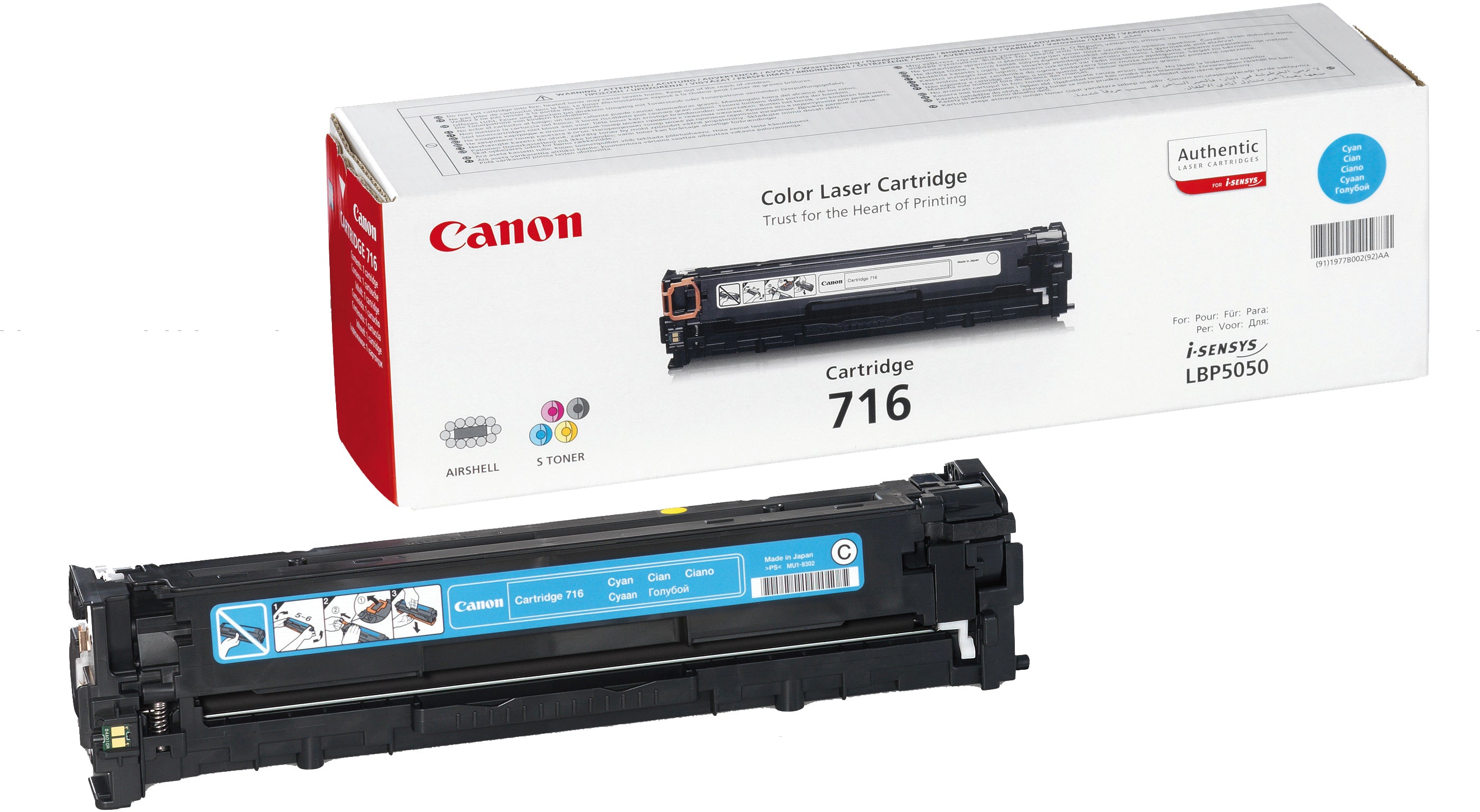CANON Cartouche toner 716 cyan 1979B002 LBP 5050 1500 pages
