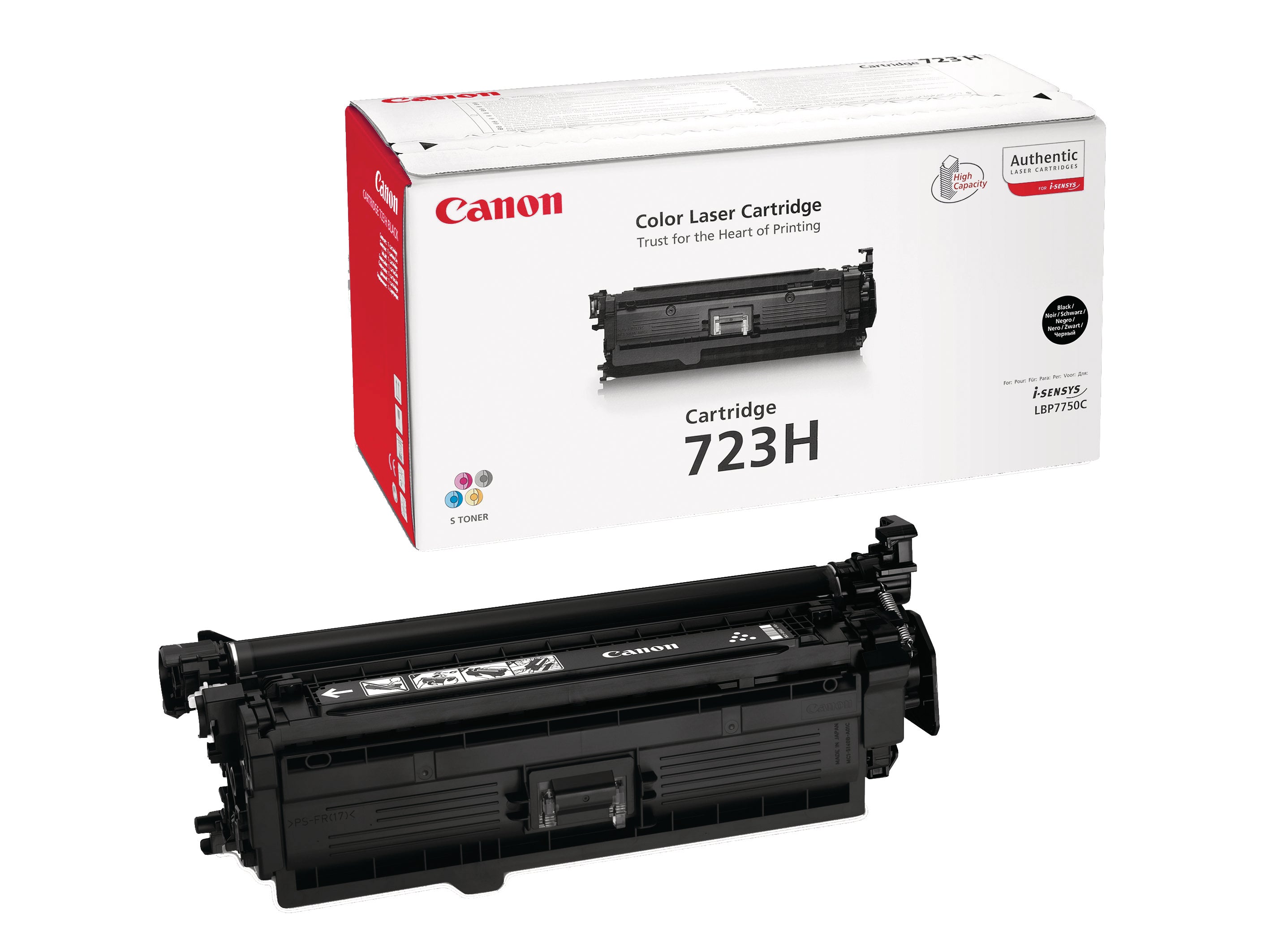 CANON Cartouche toner 723H noir 2645B002 LBP 7750Cdn 10'000 pages