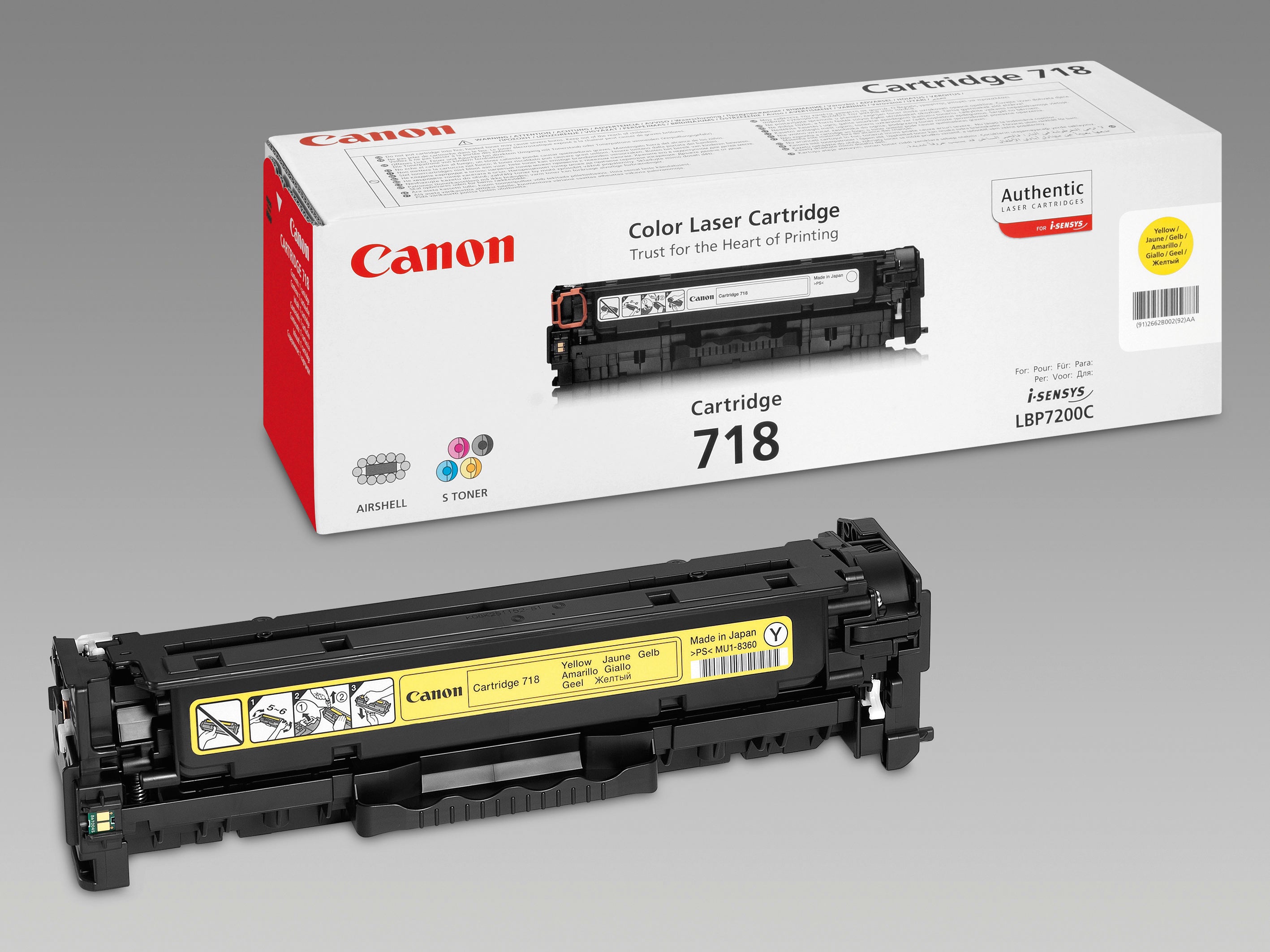 CANON Cartouche toner 718 yellow 2659B002 LBP 7200 2900 pages