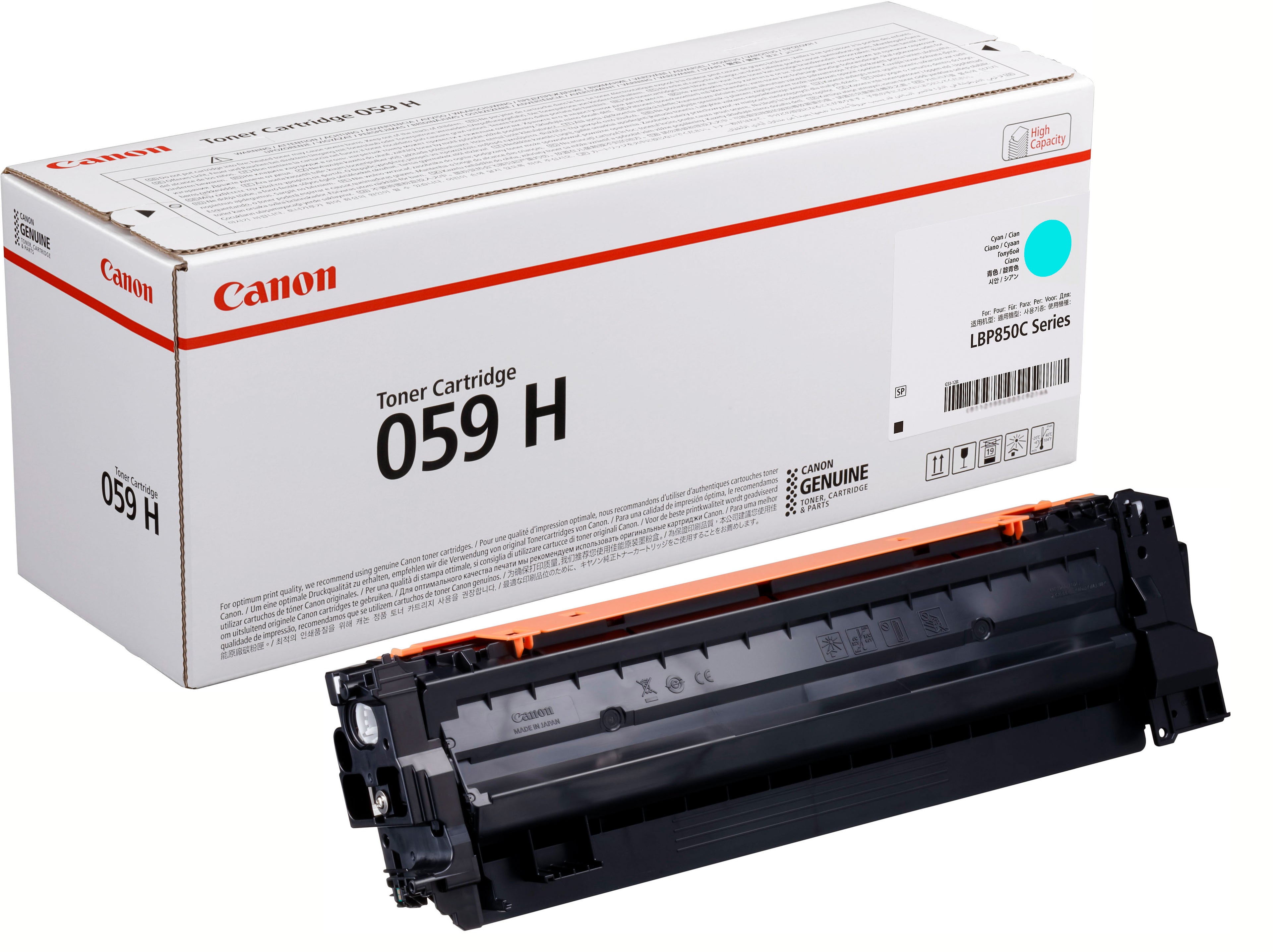 CANON Cartouche toner 059H cyan 3626C001 LBP825CX 13'500 pages