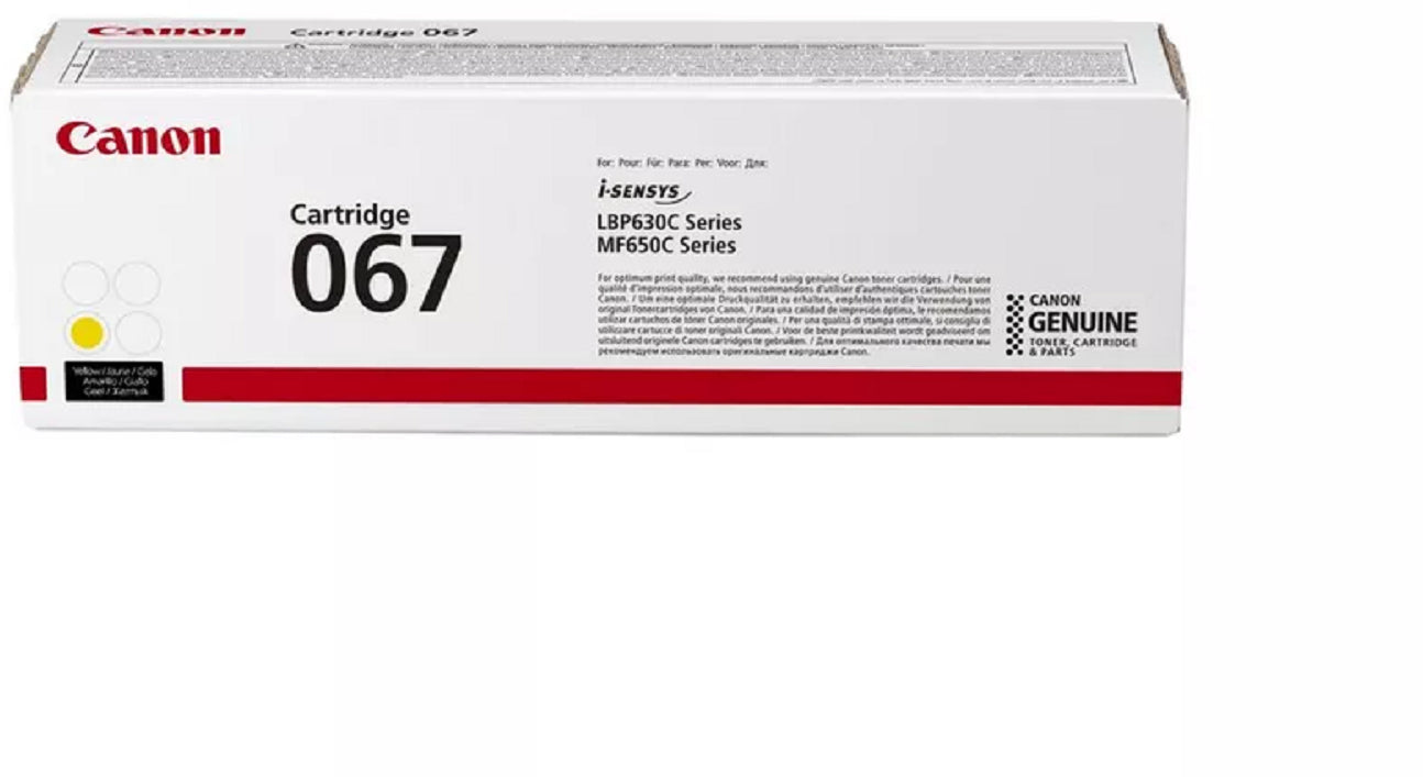 CANON Cartouche toner 067 yellow 5099C002 LBP631Cw/633Cdw 1250 pages