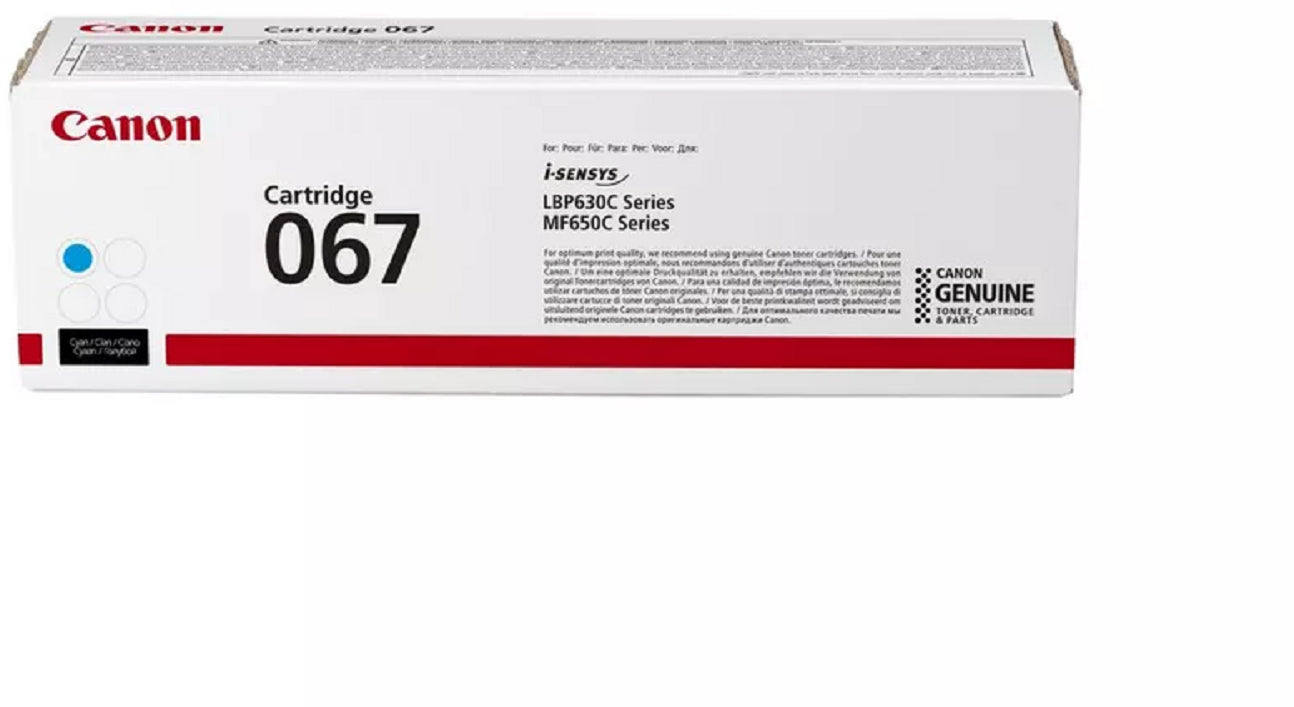 CANON Cartouche toner 067 cyan 5101C002 LBP631Cw/633Cdw 1250 pages