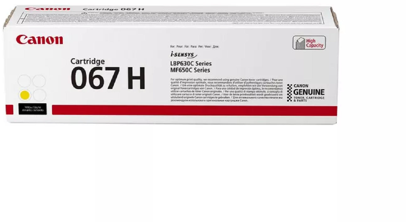 CANON Cartouche toner 067H yellow 5103C002 LBP631Cw/633Cdw 2350 pages