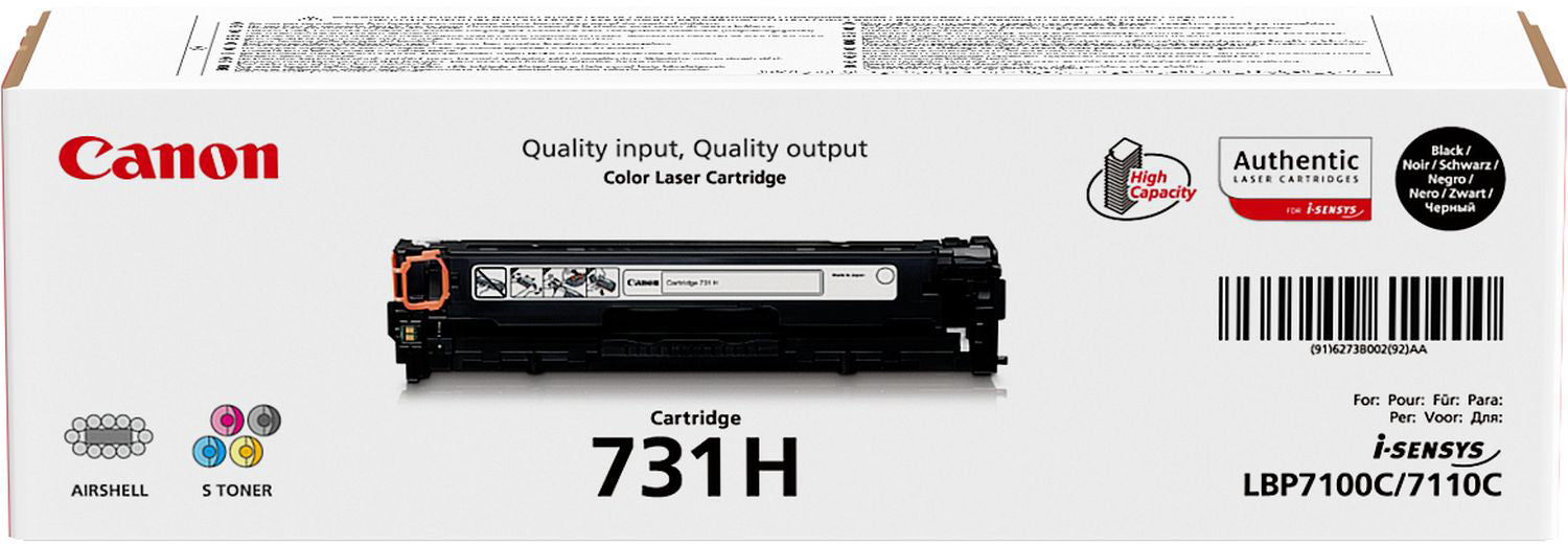 CANON Cartouche toner 731H noir 6273B002 LBP 7100/7110 2400 pages