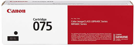 CANON Cartouche toner 075 noir 6365C002 LBP647Cdw/664Cdw 1400 pages