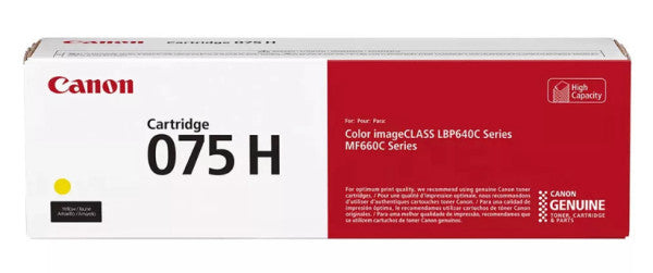 CANON Cartouche toner 075H yellow 6366C002 LBP647Cdw/664Cdw 2500 pages