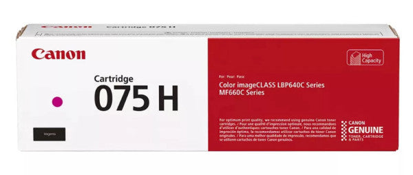 CANON Cartouche toner 075H magenta 6367C002 LBP647Cdw/664Cdw 2500 pages