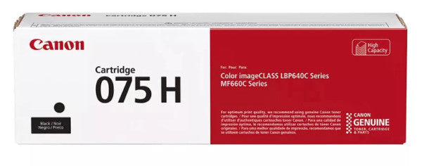 CANON Cartouche toner 075H noir 6369C002 LBP647Cdw/664Cdw 3500 pages