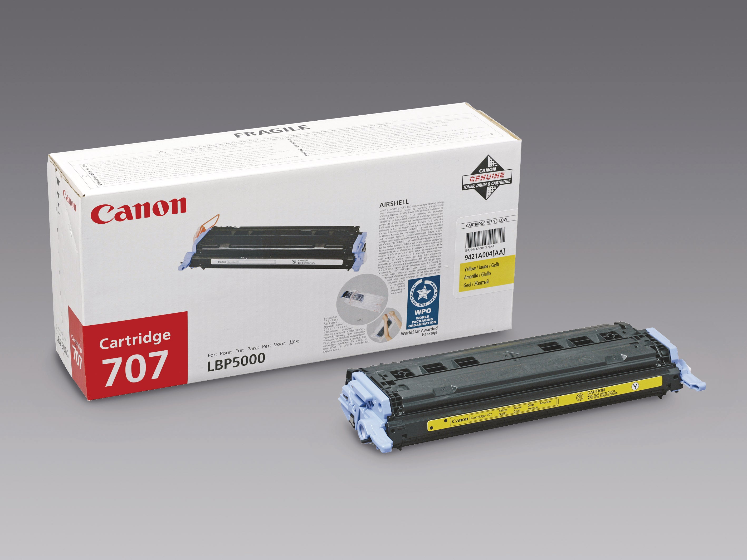 CANON Cartouche toner 707 yellow 9421A004 LBP 5000 2000 pages