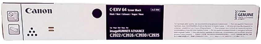 CANON Toner noir C-EXV64BK IR-ADV DX C3900 38'000 pages