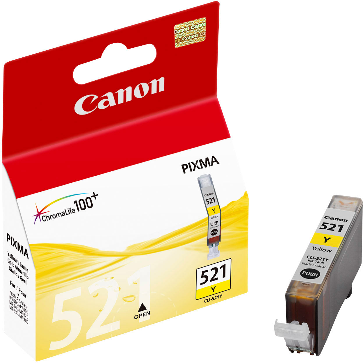 CANON Cartouche d'encre yellow CLI-521Y PIXMA MP 980 9ml